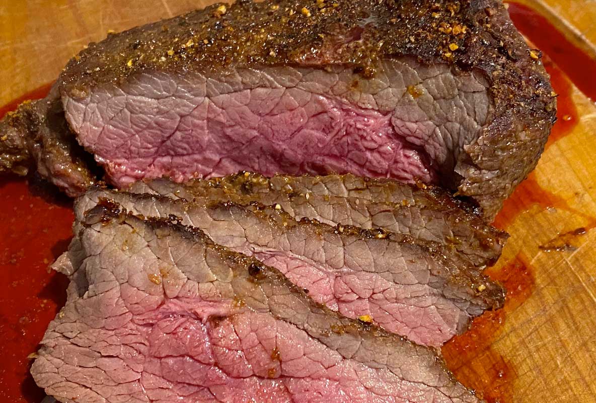 Herb-Crusted Moose Roast