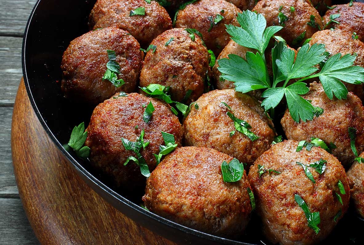 Big Game Garden Herb Meatballs