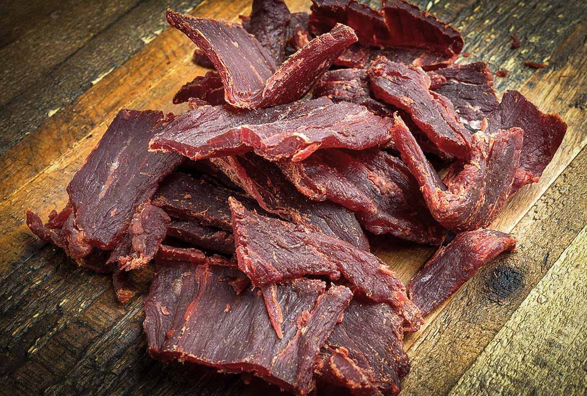 Cola-Crusted Venison Jerky