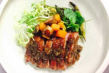 Sherry Lemongrass Glazed Duck Breast