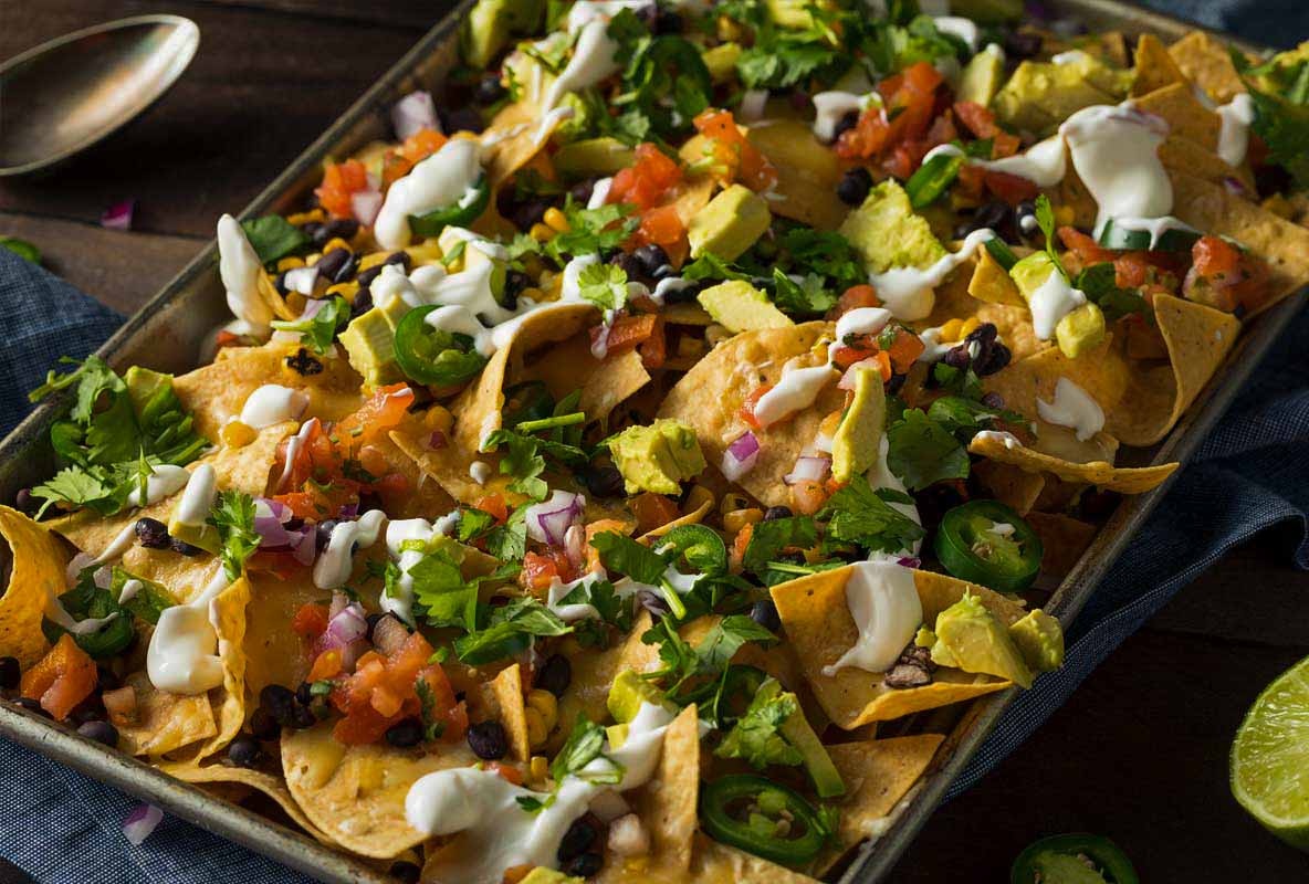Baked Duck Nachos