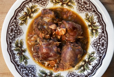 Stuffed Sandhill Crane Thighs