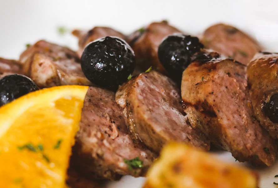 Blueberry & Citrus Pheasant Sausage